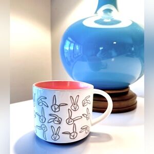 Funny Bunny Embossed Mug by Lisa Lowe of Ore’ Originals, POP of color line, 2018